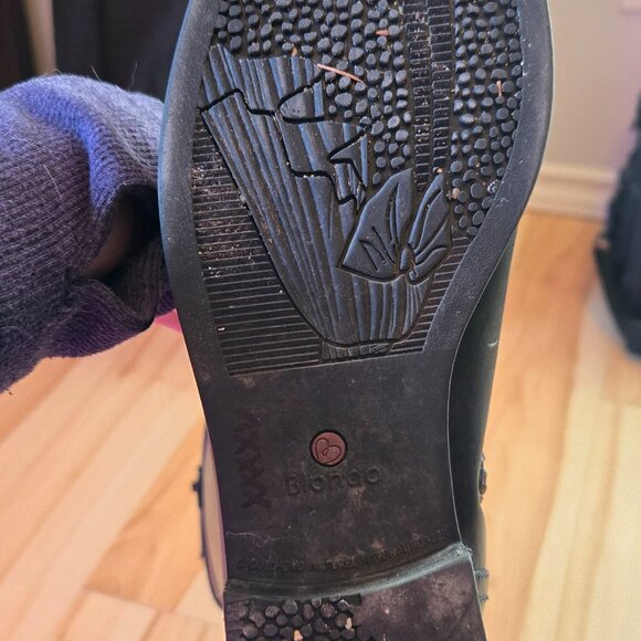 Black and Burgundy Blondo riding boots, size 9m - Picture 5 of 7